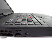 ...yet like each W701 it has important interfaces like eSATA, USB 3.0 and FireWire ...yet like each W701 it has important interfaces like eSATA, USB 3.0 and FireWire