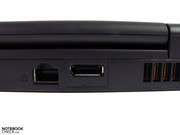 You will find a display port and gigabit LAN at the rear You will find a display port and gigabit LAN at the rear