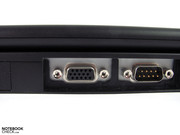 ...as well as VGA and a serial RS-232 ...as well as VGA and a serial RS-232