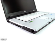The two tone casing gives the laptop a sleek appearance The two tone casing gives the laptop a sleek appearance