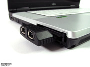The PCMCIA slots can be found above the... The PCMCIA slots can be found above the...