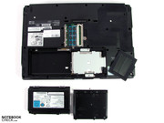 The accessibility of the components underneath the laptop are good The accessibility of the components underneath the laptop are good
