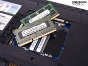 Underneath the first is a 3 GByte DDR3 8500 RAM