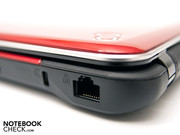 Underside: two speakers and a hardware switch Underside: two speakers and a hardware switch