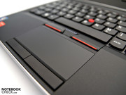 The big touchpad is surrounded by four mouse keys.