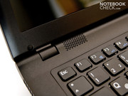 the loudspeakers and well-constructed display hinges the loudspeakers and well-constructed display hinges