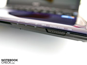 Next to it are the status-LEDs and the hardware switches for the mobile technologies Next to it are the status-LEDs and the hardware switches for the mobile technologies