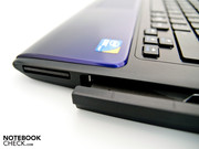On the right side is an Express Card Slot 34, the DVD-Drive, ... On the right side is an Express Card Slot 34, the DVD-Drive, ...