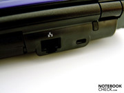 The rear displays a Kensington Lock Slot, RJ-45 Network jack and ... The rear displays a Kensington Lock Slot, RJ-45 Network jack and ...