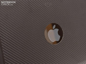 The Apple logo isn't covered