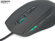The mouse offers perfect ergonomics and an adjustable LED lighting.