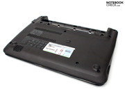 The bottom of the case is simple and plain, contributed to by the fanless design.