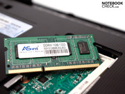 It allows the RAM to be upgraded to a maximum of 2 GBs. It allows the RAM to be upgraded to a maximum of 2 GBs.