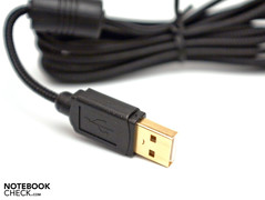Gold plated interface  (cable: 1.8 meters)
