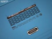 The port for the optional docking station. The port for the optional docking station.