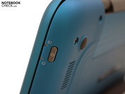 The power button and the LEDs are found on the opposite side. The power button and the LEDs are found on the opposite side.