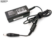 To match the small case, an equally compact mains adaptor.