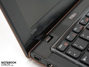 The display hinges offer hold, unfortunately with teetering. The display hinges offer hold, unfortunately with teetering.