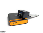 It is also possible to run it via ExpressCard if a USB-2.0 is close to it