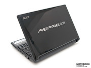 The display lid, in black high-gloss, attracts The display lid, in black high-gloss, attracts