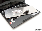 To access the innards, the keyboard To access the innards, the keyboard