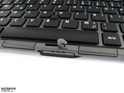 The tablet PC is attached to the Keydock with a latch, as well as a magnet.