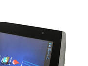 The front camera is not centrally aligned but on the side. The front camera is not centrally aligned but on the side.