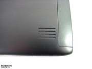 The speaker diaphragms on the back only provide mediocre sound quality. The speaker diaphragms on the back only provide mediocre sound quality.