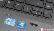 The fingerprint reader can be used to protect the laptop from unauthorized access.