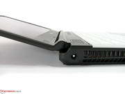 The display hinges hold the display in position quite well