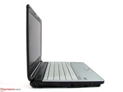 The dual-color design slims the silhouette down a bit optically