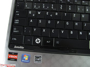 Close-up: Keyboard's left Close-up: Keyboard's left