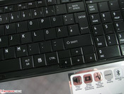 Close-up: Keyboard's right Close-up: Keyboard's right