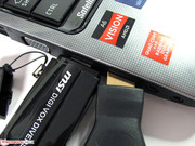 Depending on the peripherals, space might also be an issue on the left when using the ports. Depending on the peripherals, space might also be an issue on the left when using the ports.
