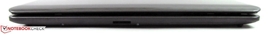 Front: Card reader Front: Card reader