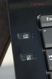 Many special keys are around the keyboard.
