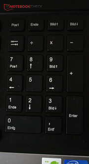 ... and a separate numeric keypad.