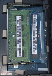 The K75VJ has two RAM slots.