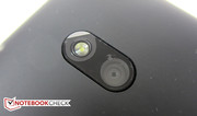 The main camera on the back has a 5 MP resolution.