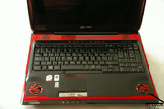 The typing feel of the keyboard is very pleasant and doesn't require any getting used to. The keys are large and the layout is very similar to the standard layout.