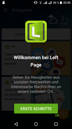 The Left Page app is...