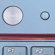 The power button (on the left) and the OneKey Rescue button (right).
