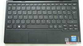 Lenovo Ideapad Flex 10 keyboard close-up