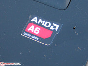 The processor is named AMD A6-5200 and comes from the Kabini platform (Jaguar architecture).