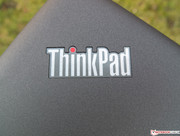 Striking ThinkPad logos on the lid and base