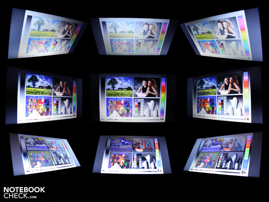 Viewing angles: Lenovo IdeaPad V560 Viewing angles: Lenovo IdeaPad V560