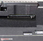 The slot for the SIM card is located behind the battery.