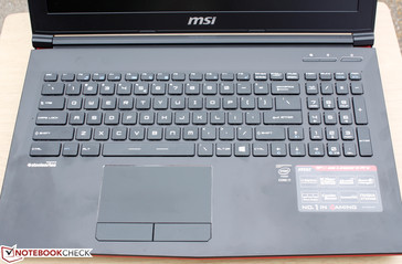Steelseries keyboard as found on other MSI G series models