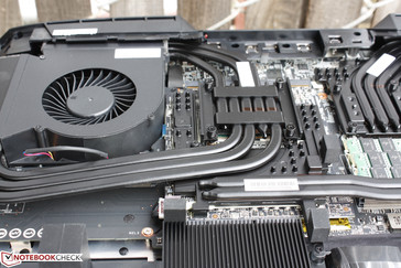Most of the heat pipes are just for cooling the GPU alone