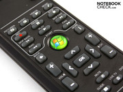 The infrared remote control is an advanced Media-Center input.
